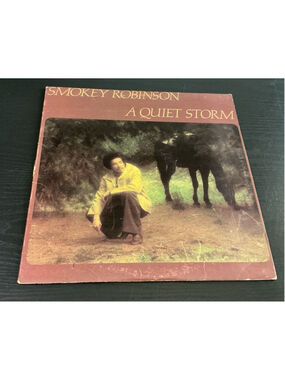 Smokey Robinson A QUIET STORM 1975 Vinyl 12"LP Record Soul R&B